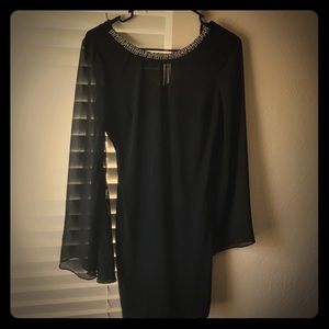 Black cocktail dress
